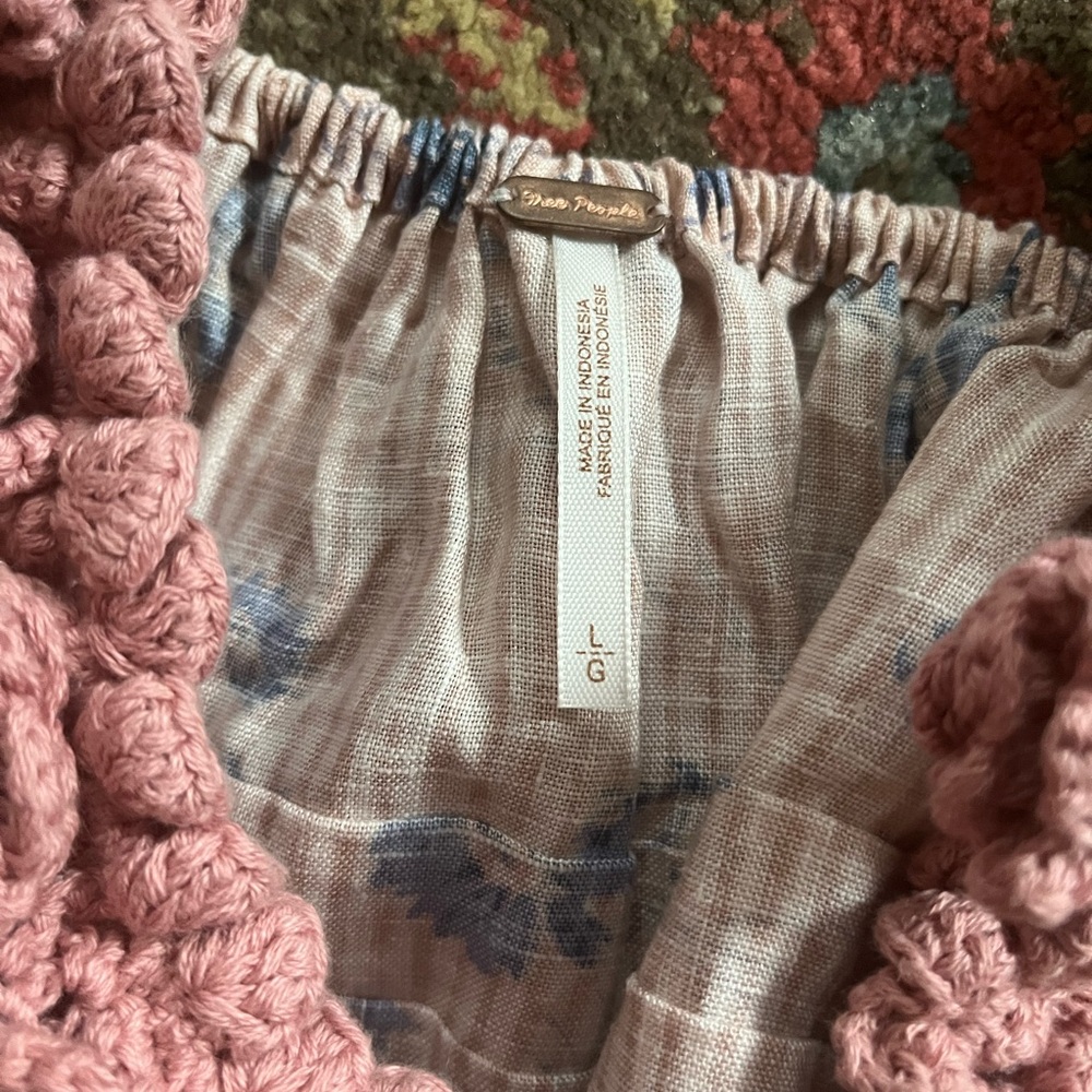 Final price ✨Free people buttercup crotchet tank - Picture 6 of 6